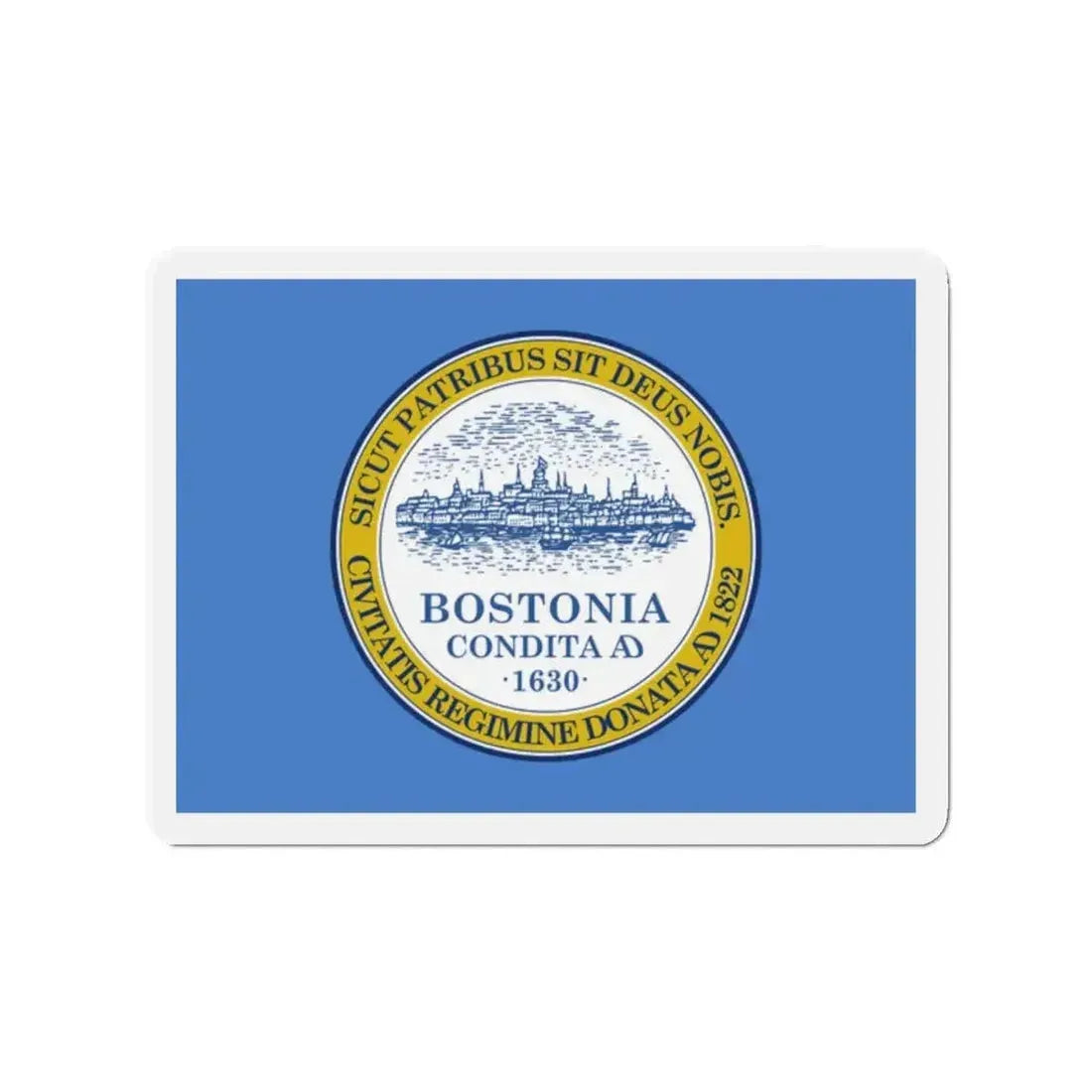 Flag of Boston - Refrigerator Magnet - The Sticker Space
