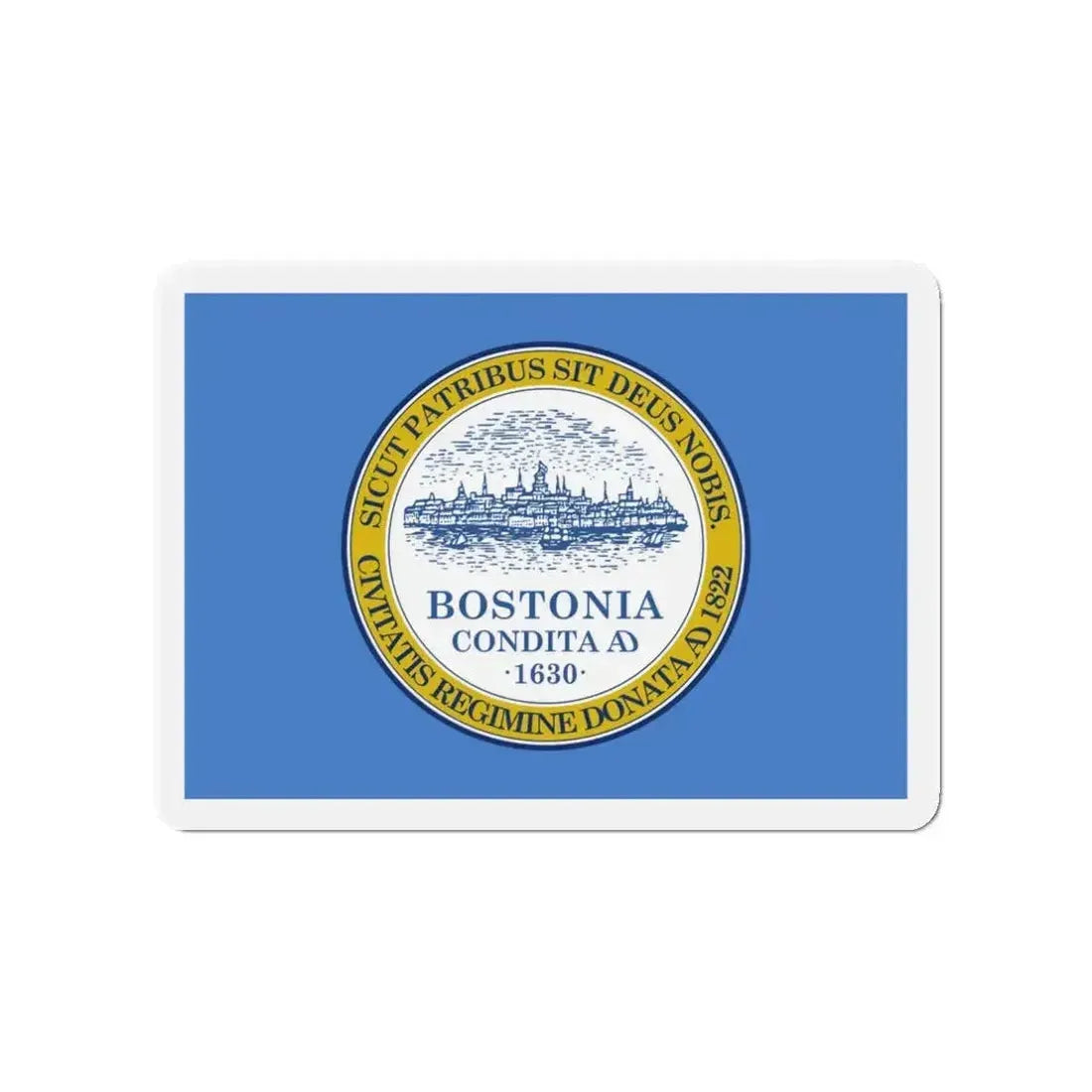 Flag of Boston - Refrigerator Magnet - The Sticker Space
