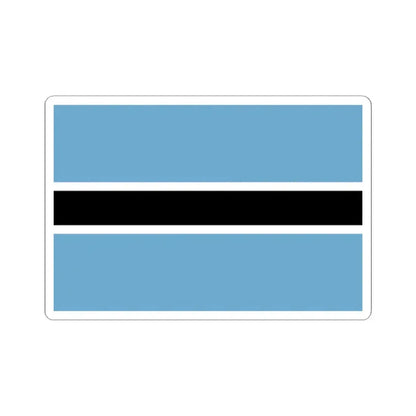 Flag of Botswana (Botswana) STICKER Vinyl Kiss-Cut Decal 2 Inch White - The Sticker Space