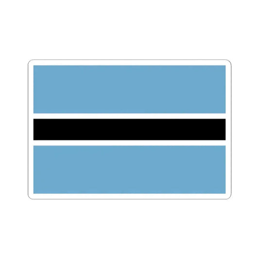 Flag of Botswana (Botswana) STICKER Vinyl Kiss-Cut Decal 2 Inch White - The Sticker Space