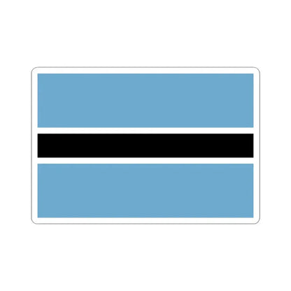 Flag of Botswana (Botswana) STICKER Vinyl Kiss-Cut Decal 3 Inch White - The Sticker Space