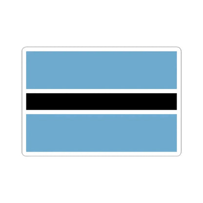 Flag of Botswana (Botswana) STICKER Vinyl Kiss-Cut Decal 4 Inch White - The Sticker Space