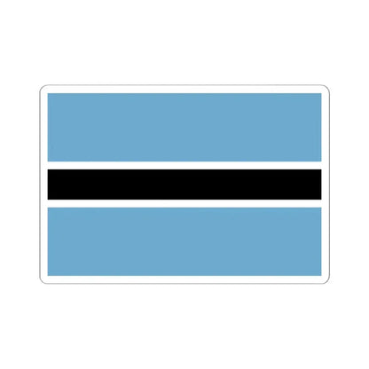 Flag of Botswana (Botswana) STICKER Vinyl Kiss-Cut Decal 6 Inch White - The Sticker Space