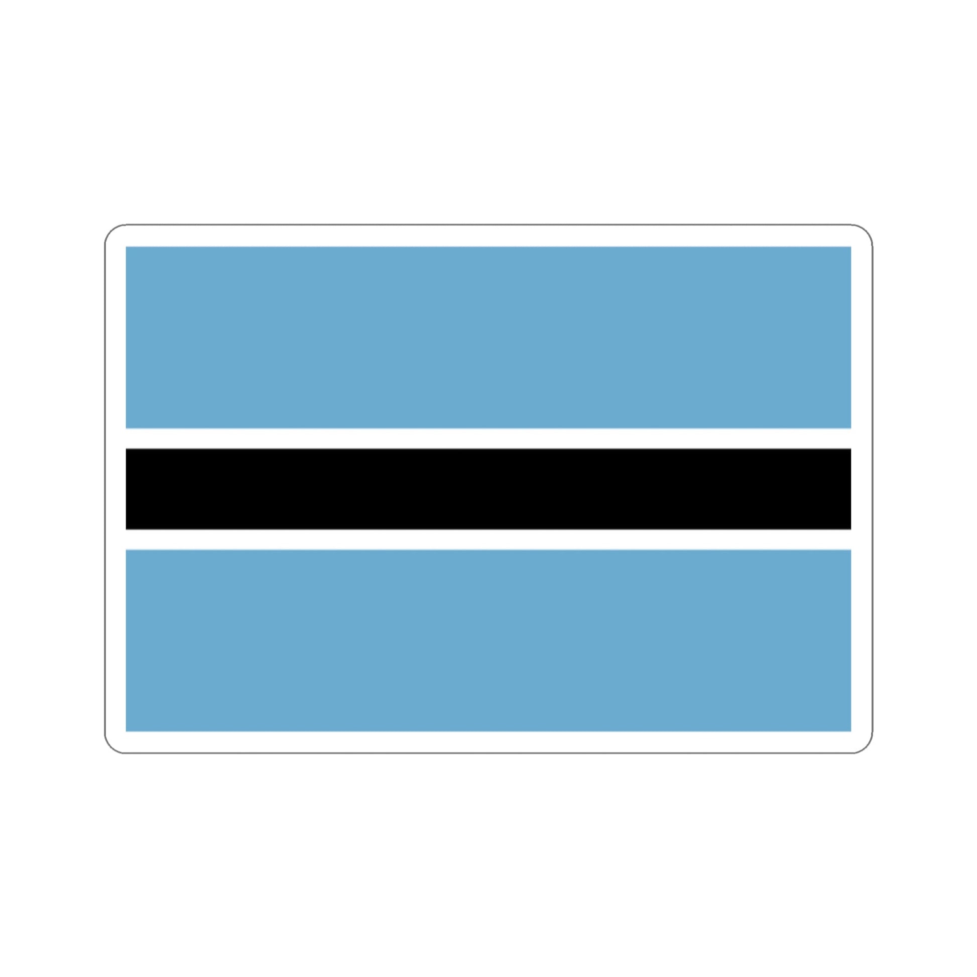 Flag of Botswana STICKER Vinyl Die-Cut Decal-2 Inch-The Sticker Space