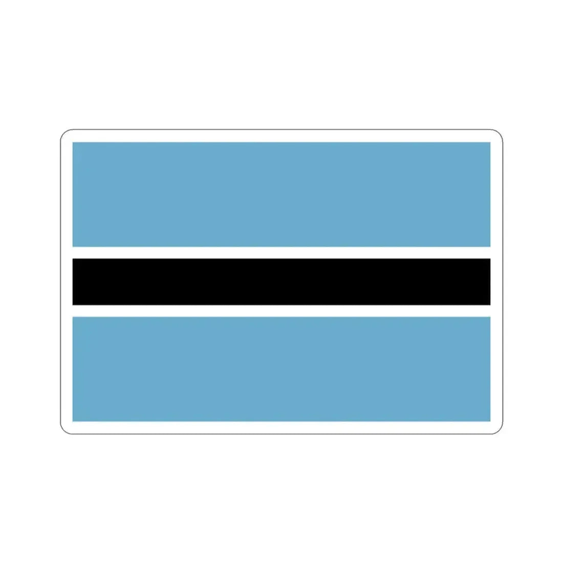 Flag of Botswana STICKER Vinyl Die-Cut Decal 2 Inch - The Sticker Space