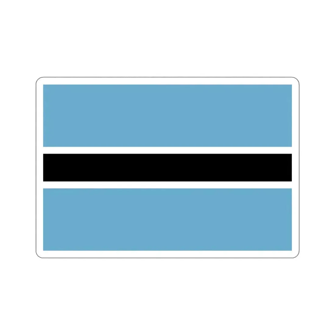 Flag of Botswana STICKER Vinyl Die-Cut Decal 4 Inch - The Sticker Space