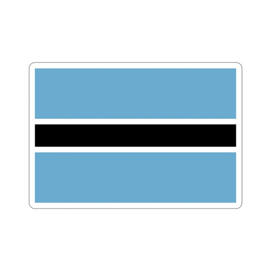 Flag of Botswana STICKER Vinyl Die-Cut Decal-6 Inch-The Sticker Space