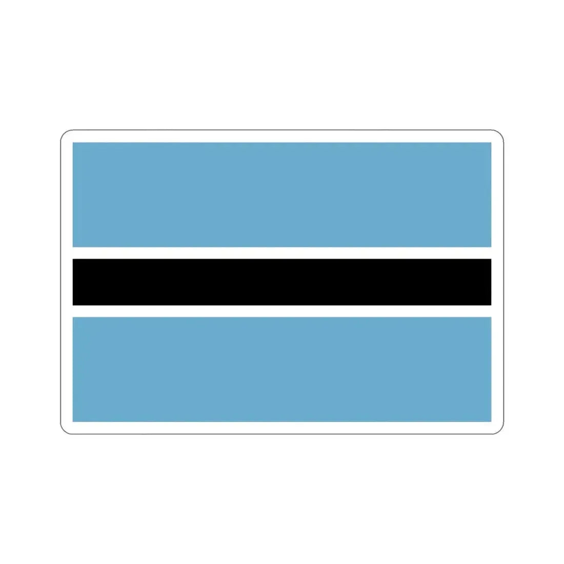 Flag of Botswana STICKER Vinyl Die-Cut Decal - The Sticker Space