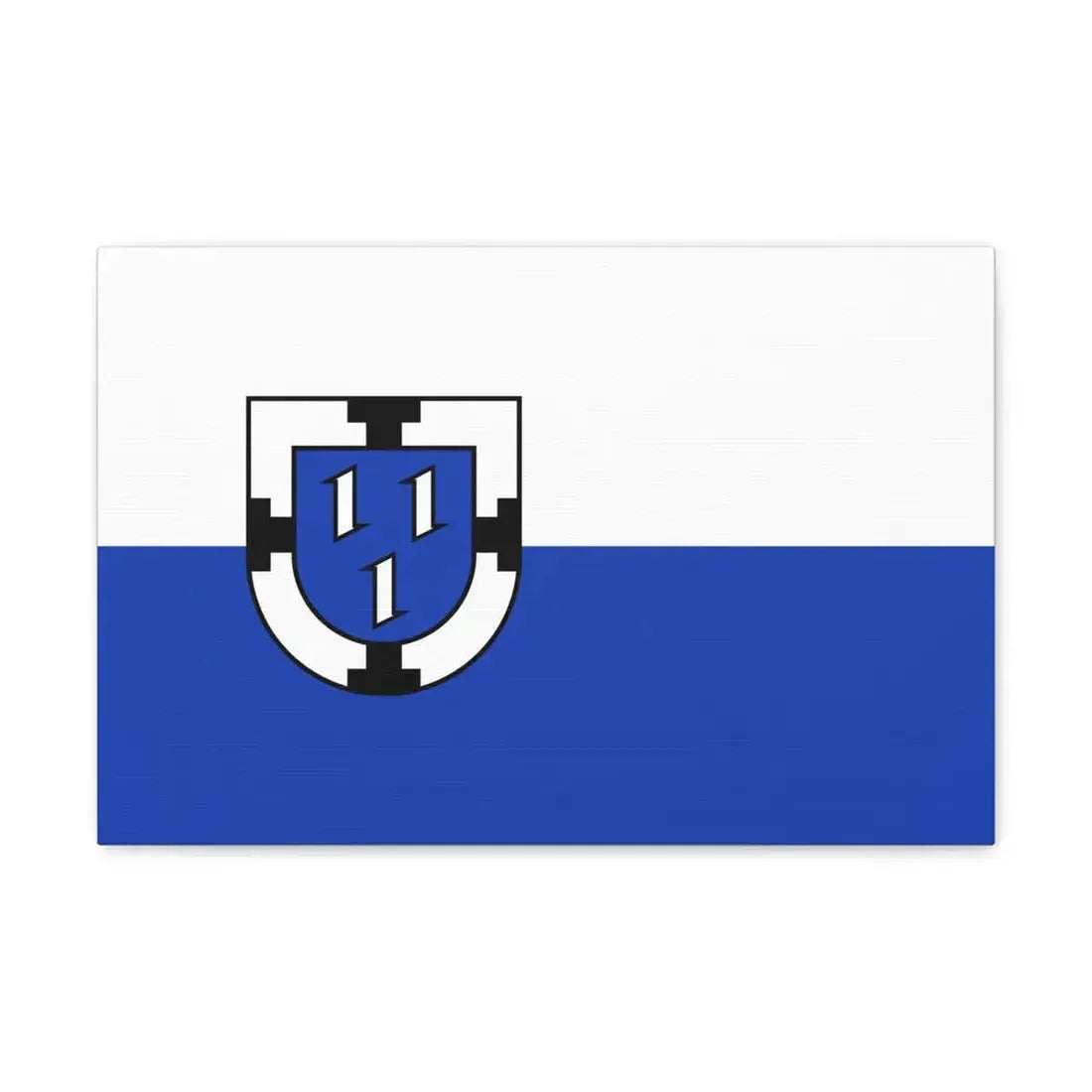 Flag of Bottrop Germany - Canvas Wall Art 18″ x 12″ 1.25" - The Sticker Space