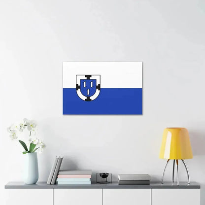 Flag of Bottrop Germany - Canvas Wall Art - The Sticker Space
