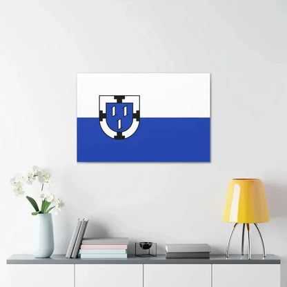 Flag of Bottrop Germany - Canvas Wall Art - The Sticker Space