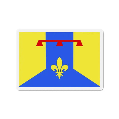 Flag of Bouches du Rhône France 2 - Refrigerator Magnet 2 Inch - The Sticker Space