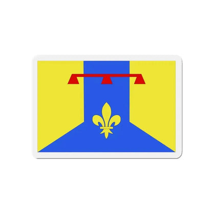 Flag of Bouches du Rhône France 2 - Refrigerator Magnet 4 Inch - The Sticker Space