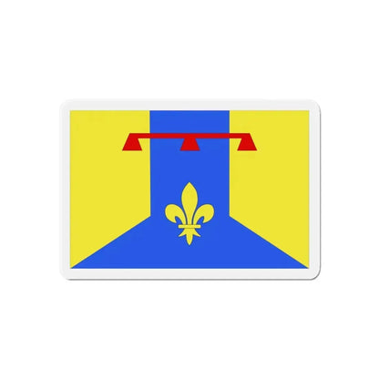 Flag of Bouches du Rhône France 2 - Refrigerator Magnet 6 Inch - The Sticker Space