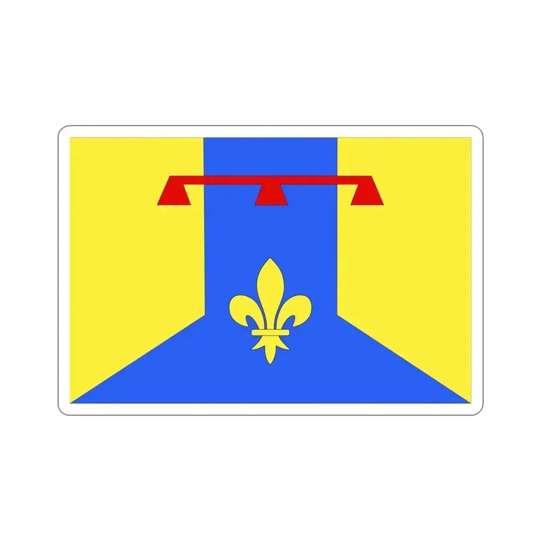 Flag of Bouches du Rhône France 2 STICKER Vinyl Die-Cut Decal 6 Inch - The Sticker Space