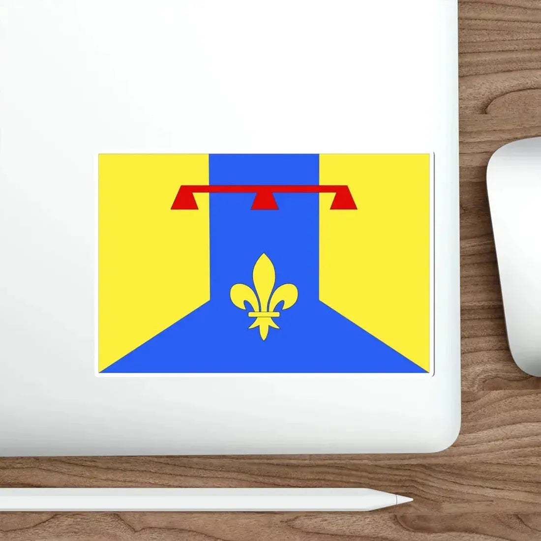 Flag of Bouches du Rhône France 2 STICKER Vinyl Die-Cut Decal - The Sticker Space