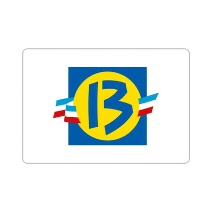 Flag of Bouches du Rhône France STICKER Vinyl Die-Cut Decal 3 Inch - The Sticker Space