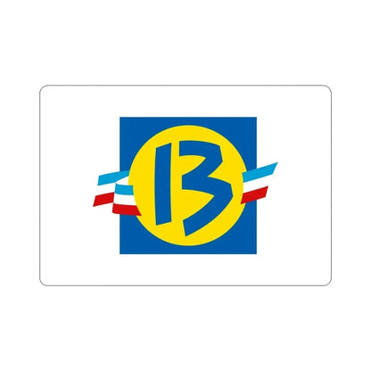 Flag of Bouches du Rhône France STICKER Vinyl Die-Cut Decal 4 Inch - The Sticker Space