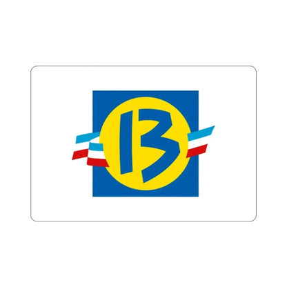 Flag of Bouches du Rhône France STICKER Vinyl Die-Cut Decal - The Sticker Space