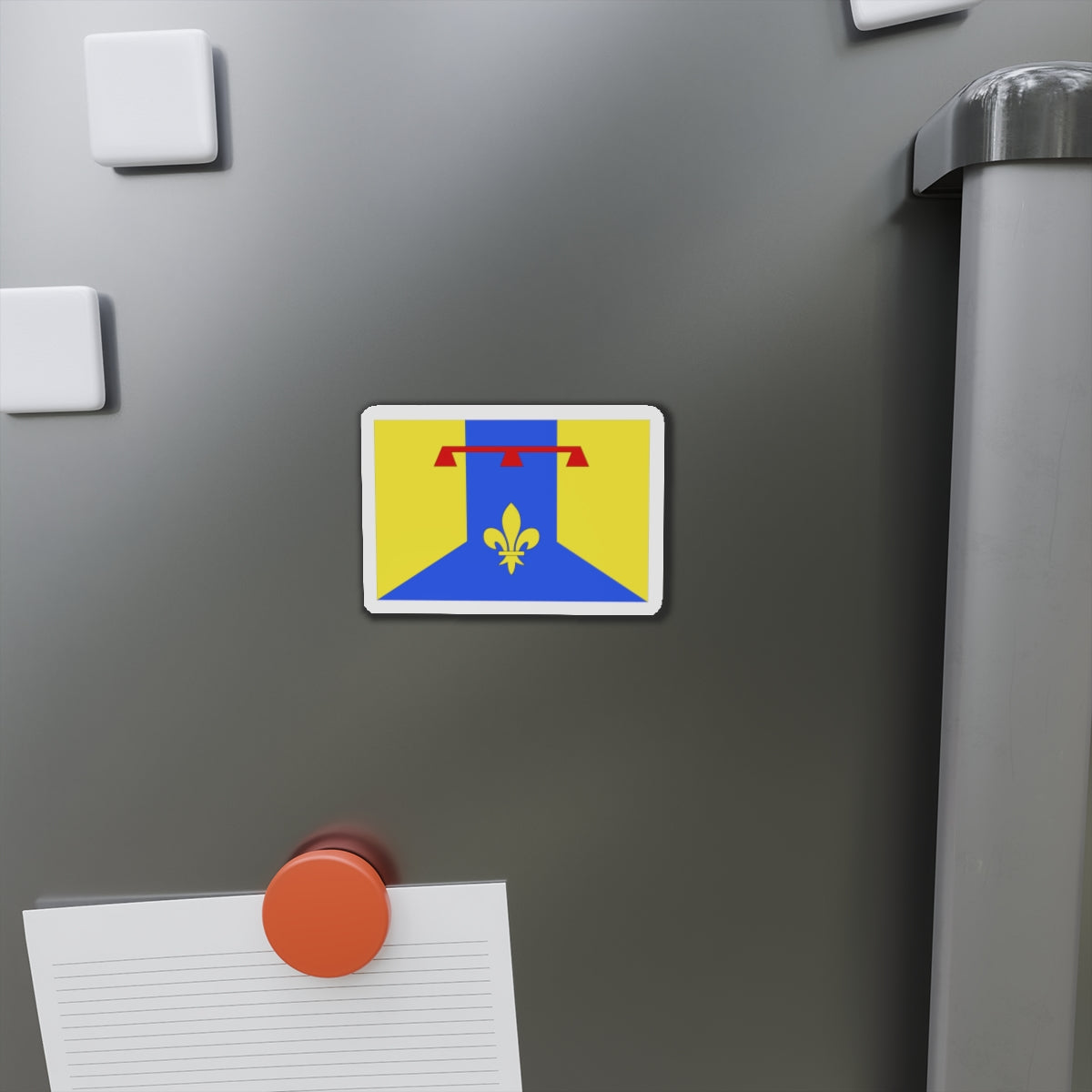 Flag of Bouches du Rhône France 2 - Die-Cut Magnet-The Sticker Space