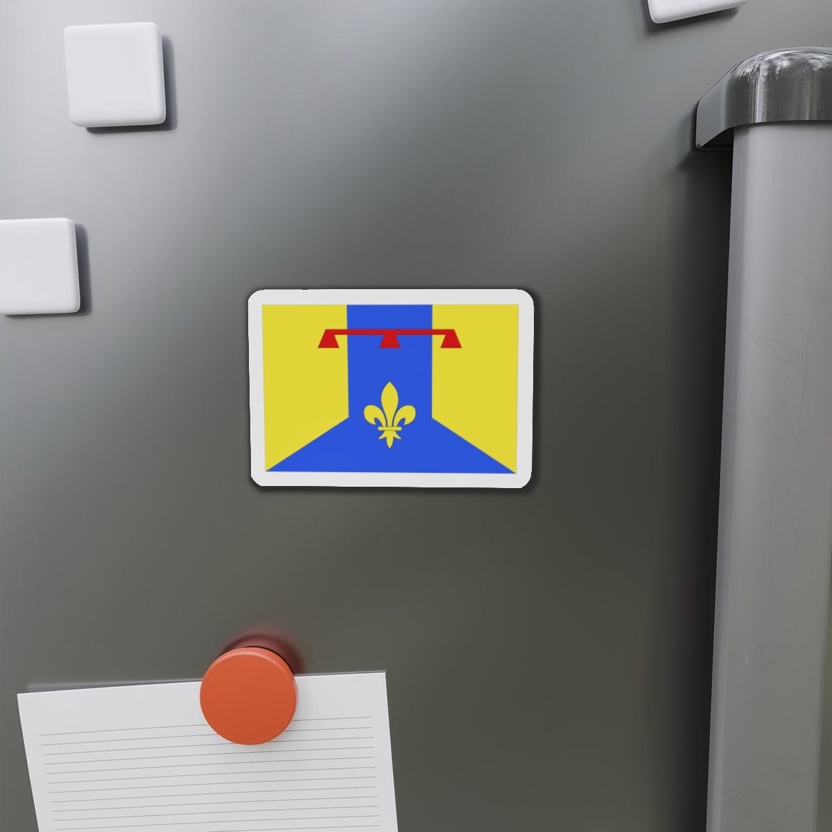 Flag of Bouches du Rhône France 2 - Die-Cut Magnet-The Sticker Space