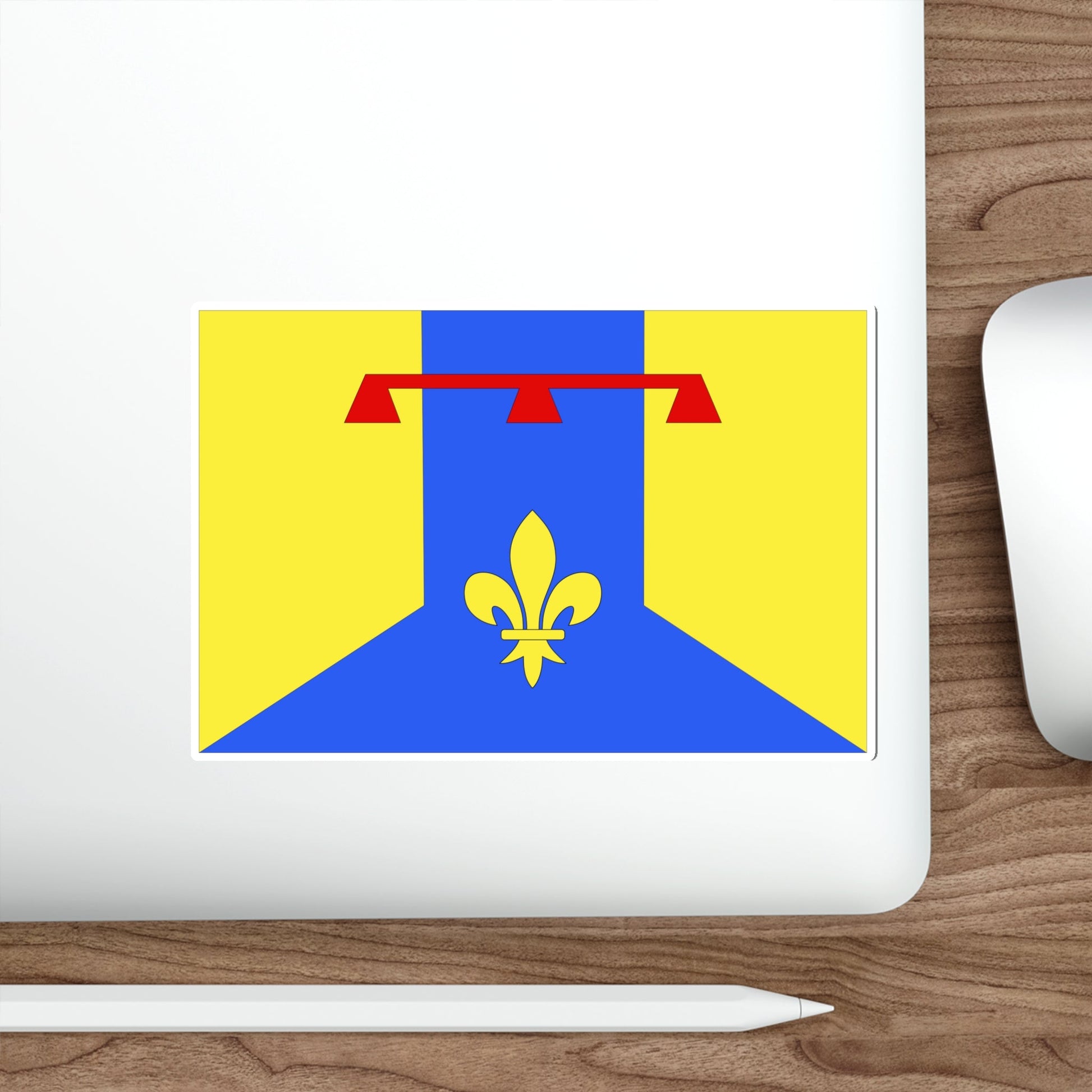 Flag of Bouches du Rhône France 2 STICKER Vinyl Die-Cut Decal-The Sticker Space