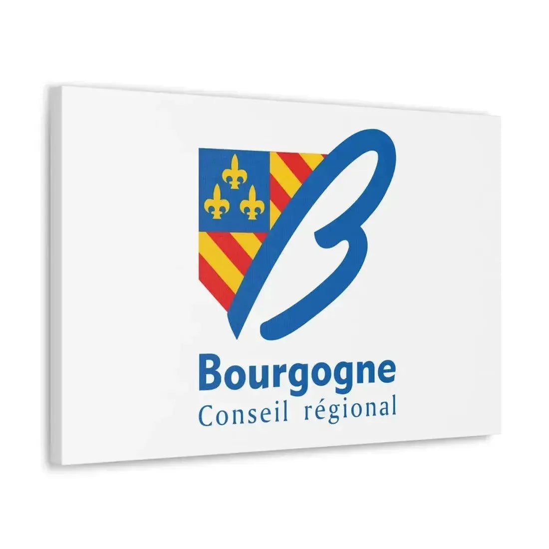 Flag of Bourgogne France 2 - Canvas Wall Art - The Sticker Space