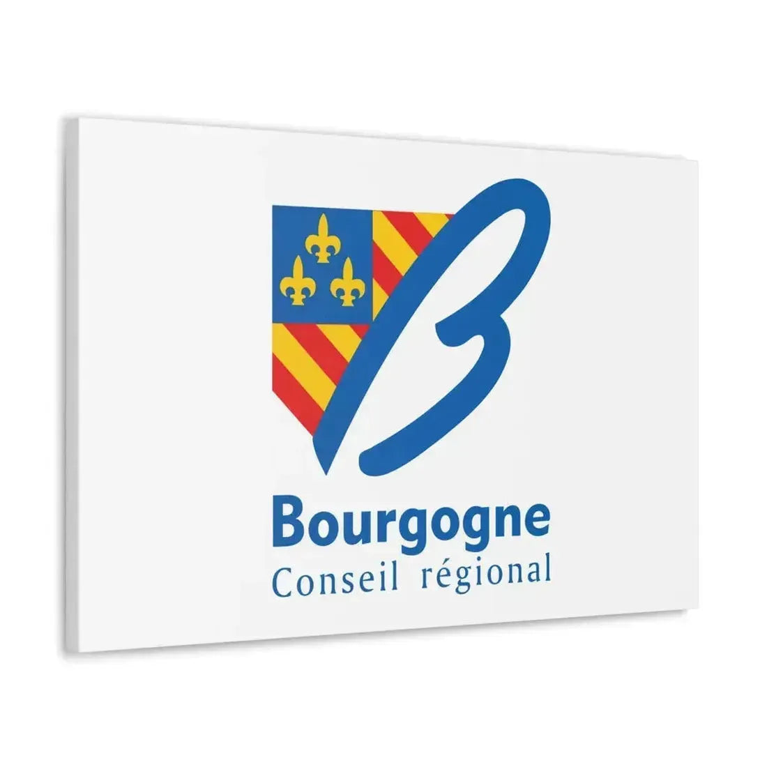 Flag of Bourgogne France 2 - Canvas Wall Art - The Sticker Space