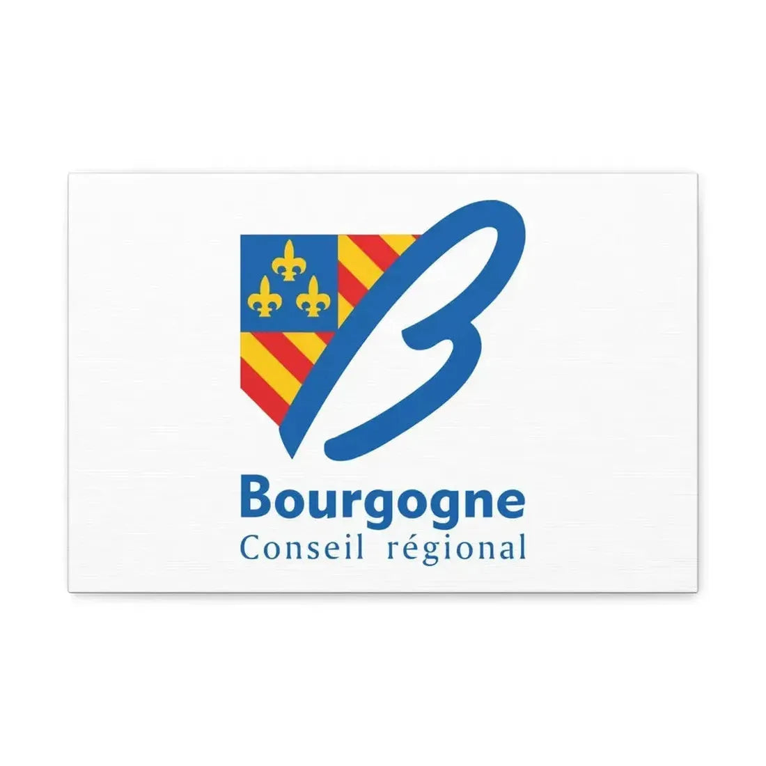 Flag of Bourgogne France 2 - Canvas Wall Art - The Sticker Space