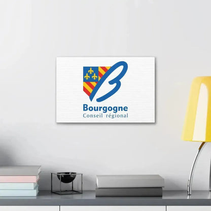 Flag of Bourgogne France 2 - Canvas Wall Art - The Sticker Space