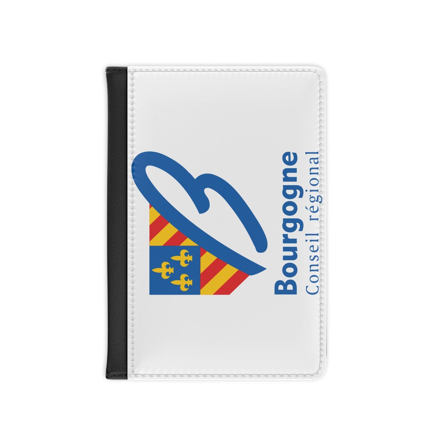 Flag of Bourgogne France 2 - Passport Holder-3.9" x 5.8"-The Sticker Space