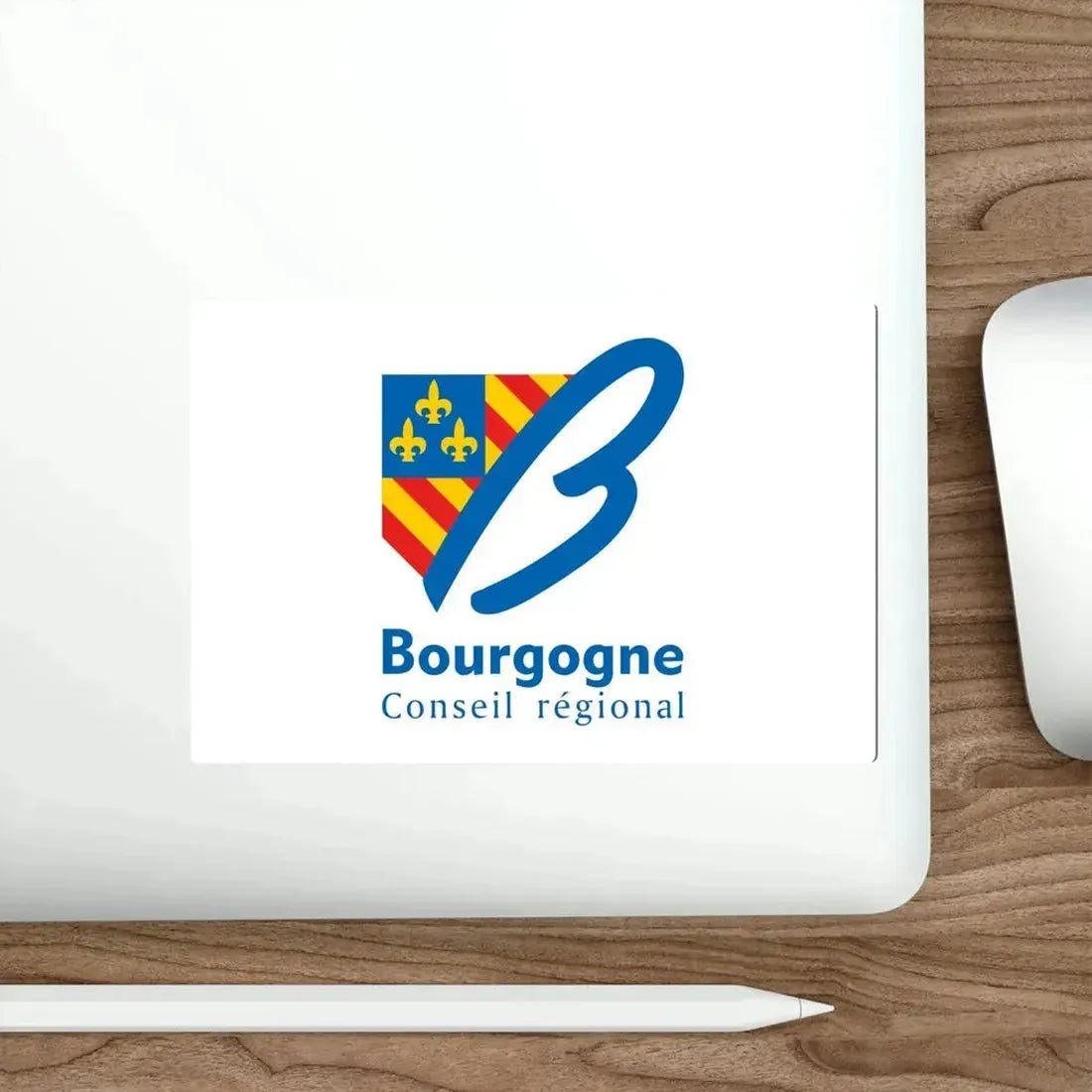 Flag of Bourgogne France 2 STICKER Vinyl Die-Cut Decal - The Sticker Space
