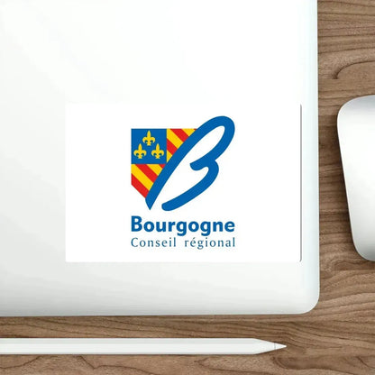 Flag of Bourgogne France 2 STICKER Vinyl Die-Cut Decal - The Sticker Space