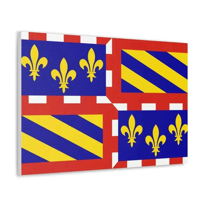 Flag of Bourgogne France - Canvas Wall Art - The Sticker Space