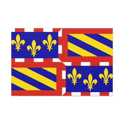 Flag of Bourgogne France - Canvas Wall Art - The Sticker Space