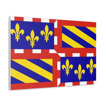 Flag of Bourgogne France - Canvas Wall Art - The Sticker Space