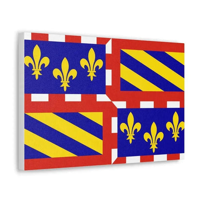 Flag of Bourgogne France - Canvas Wall Art - The Sticker Space