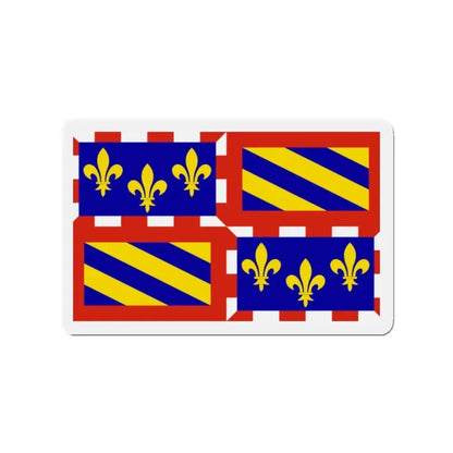 Flag of Bourgogne France - Refrigerator Magnet 2 Inch - The Sticker Space