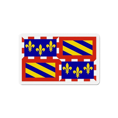 Flag of Bourgogne France - Refrigerator Magnet - The Sticker Space