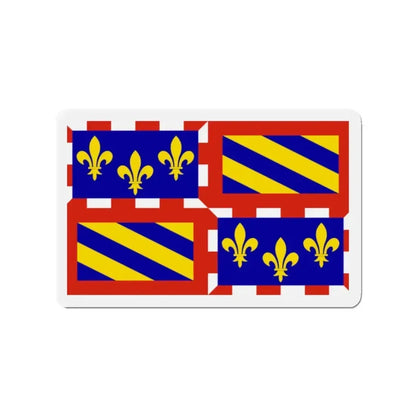 Flag of Bourgogne France - Refrigerator Magnet - The Sticker Space