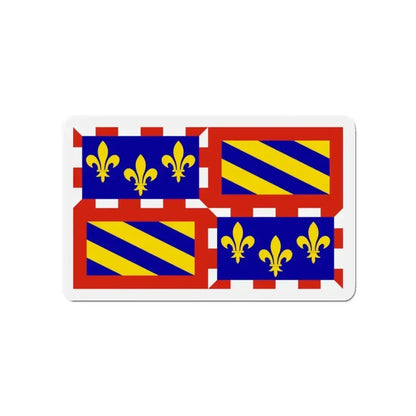 Flag of Bourgogne France - Refrigerator Magnet - The Sticker Space