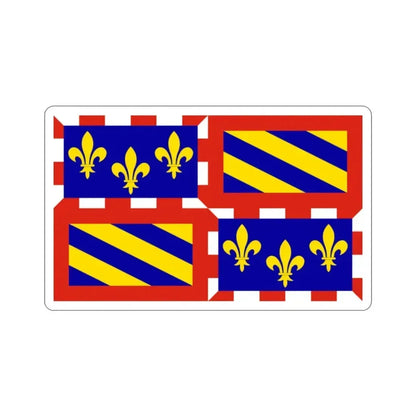 Flag of Bourgogne France STICKER Vinyl Die-Cut Decal 2 Inch - The Sticker Space