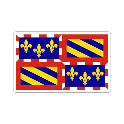 Flag of Bourgogne France STICKER Vinyl Die-Cut Decal 2 Inch - The Sticker Space