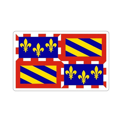 Flag of Bourgogne France STICKER Vinyl Die-Cut Decal 5 Inch - The Sticker Space