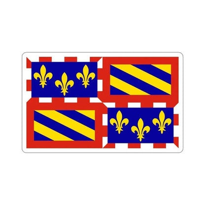 Flag of Bourgogne France STICKER Vinyl Die-Cut Decal 5 Inch - The Sticker Space