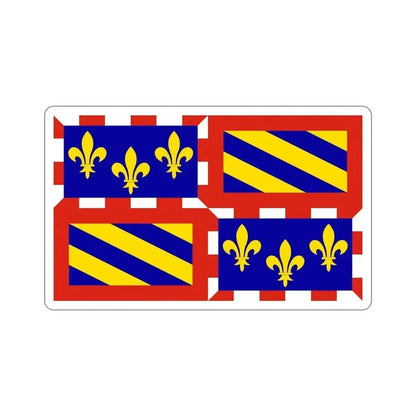 Flag of Bourgogne France STICKER Vinyl Die-Cut Decal 6 Inch - The Sticker Space