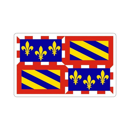Flag of Bourgogne France STICKER Vinyl Die-Cut Decal 6 Inch - The Sticker Space