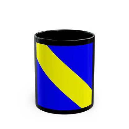 Flag of Bournens Switzerland - Black Coffee Mug-11oz-The Sticker Space