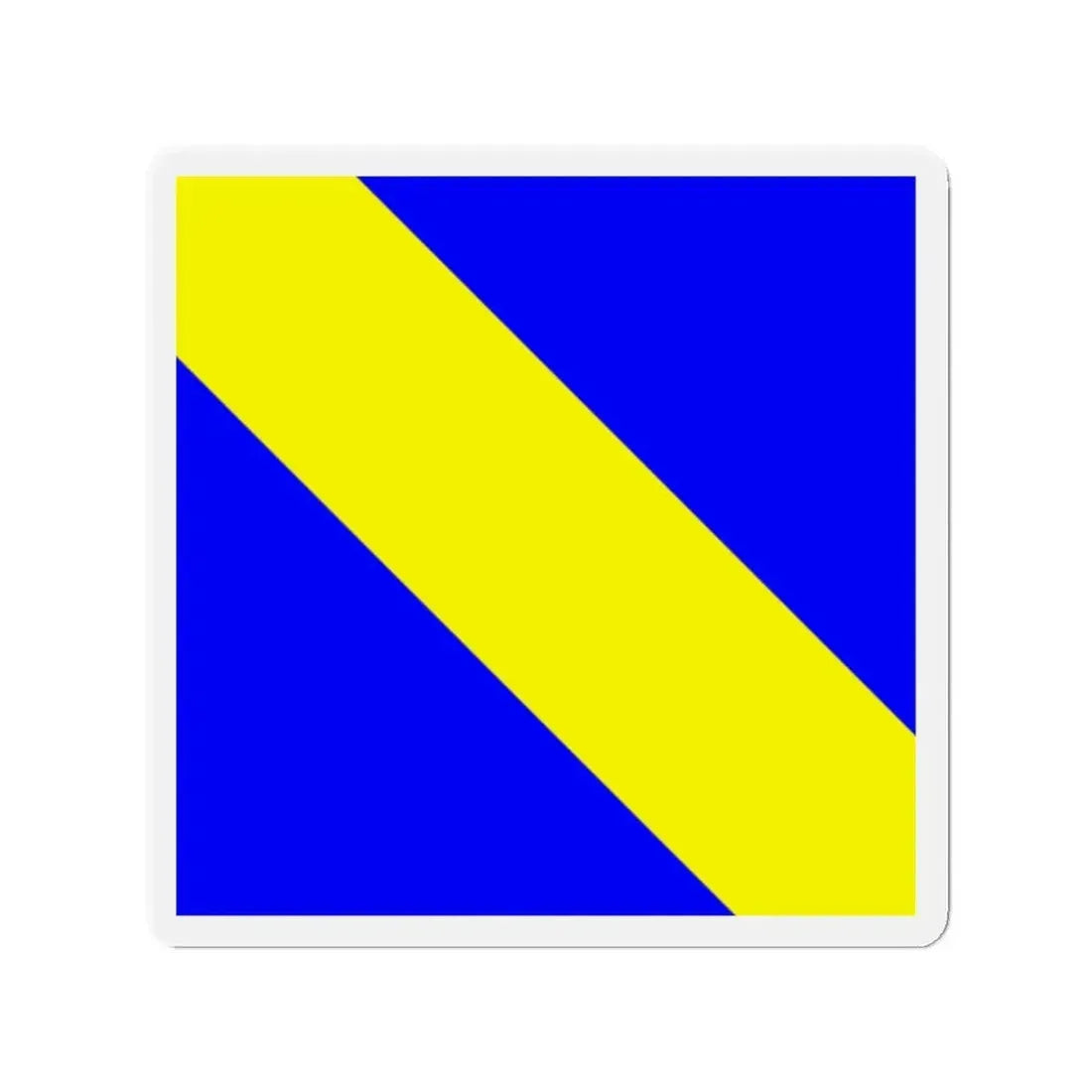 Flag of Bournens Switzerland - Refrigerator Magnet 2 Inch - The Sticker Space