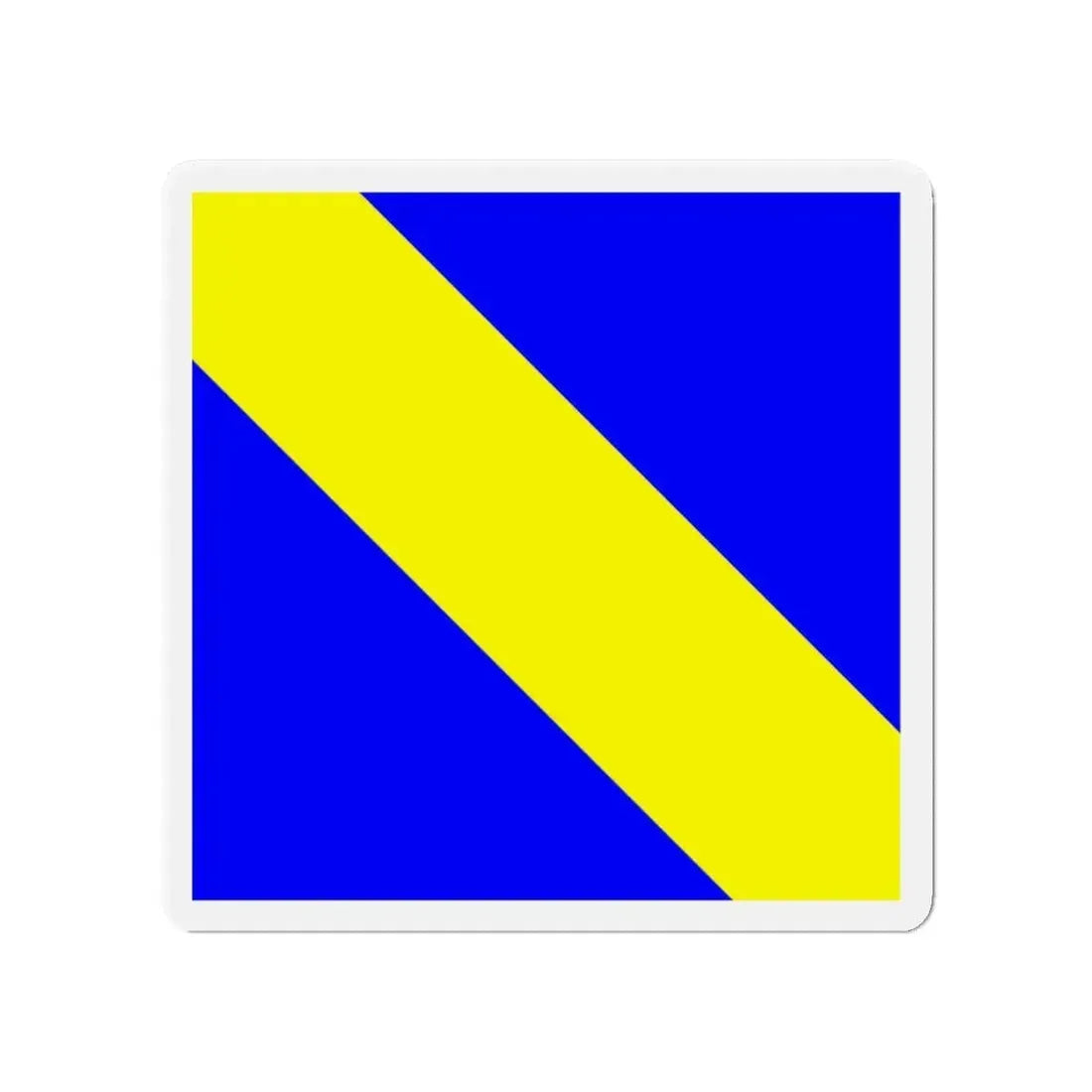 Flag of Bournens Switzerland - Refrigerator Magnet 4 Inch - The Sticker Space